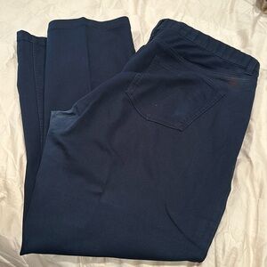 Perry Ellis Portfolio dark blue stretch straight leg pantss-38x30